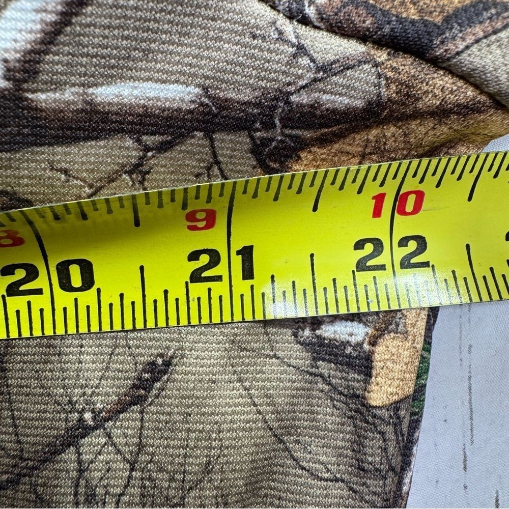 Under Armour Camo Quarter Zip Fleece Pullover Realtree Hunting Jacket L Outdoor - Picture 15 of 16